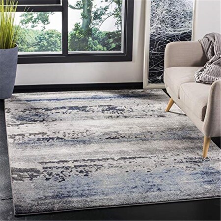 Safavieh 8 x 10 ft. Galaxy Rectangle Power-Loomed Rug Gray & Ivory GAL119F-8